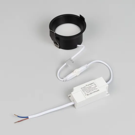 Фото #3 товара Светильник MS-BREEZE-BUILT-R82-9W Warm3000 (BK, 80 deg, 230V) (Arlight, IP20 Металл, 3 года)