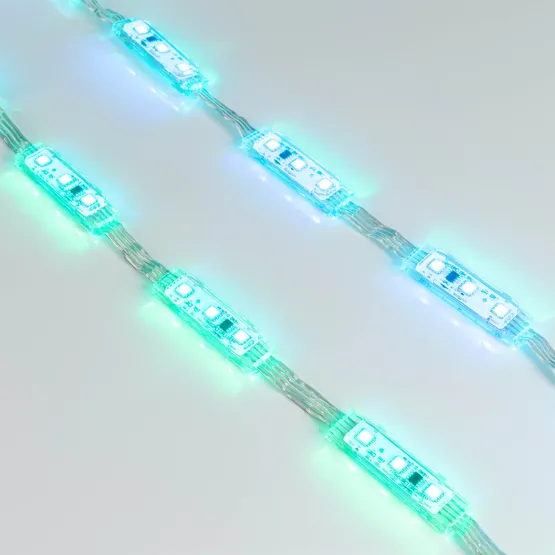 Фото #3 товара Модуль управляемый DMX-B3 12V RGB (0.72W, IP68, 140 deg) (Arlight, Пластик, 3 года)