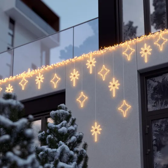 Фото #4 товара Фигура светодиодная ARD-STAR-M4-200x220-36LED White (230V, 2.5W) (Ardecoled, IP65, 1 год)