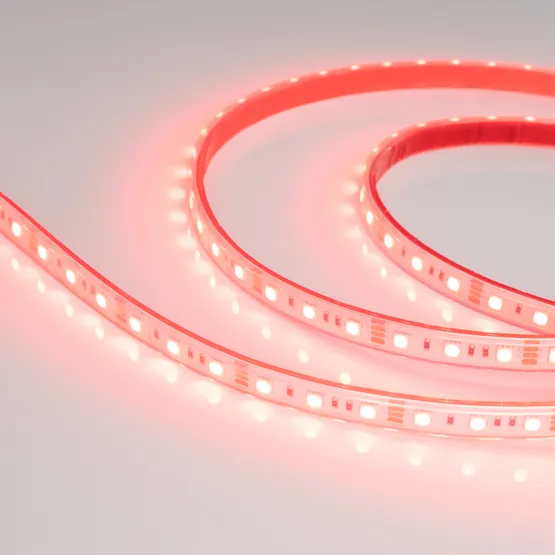 Фото #6 товара Светодиодная лента RTW 2-5000P 12V RGB 2x (5060, 300 LED, LUX) (Arlight, 14.4 Вт/м, IP66)