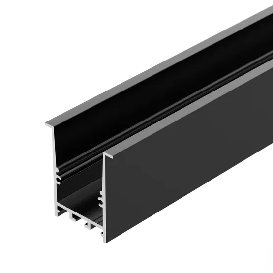Фото #2 товара Профиль SL-COMFORT-4551-F-2000 ANOD BLACK (Arlight, Алюминий)