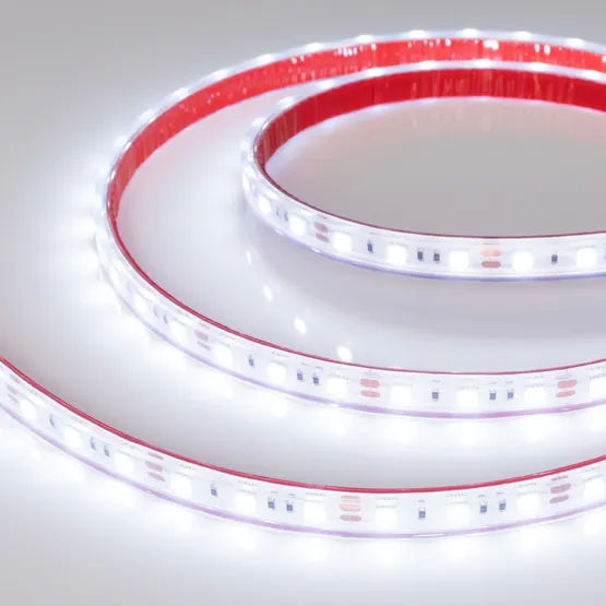 Фото #3 товара Светодиодная лента RTW 2-5000PS 12V Cool 8K 2x (5060, 300 LED, LUX) (Arlight, 14.4 Вт/м, IP67)
