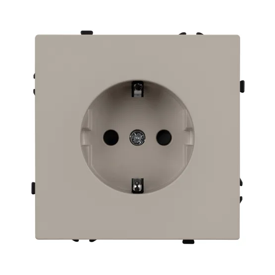 Фото #2 товара Механизм электрической розетки SCT-NOBE-MEU1-SFPL-CA (230V, 16A) (Arlight, Кашемир)