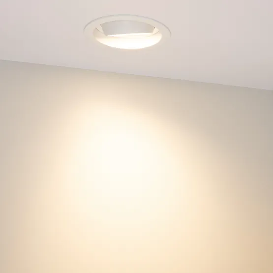 Фото #6 товара Светильник MS-VORTEX-BUILT-R135-30W Warm3000 (WH-WH, 50 deg, 230V) (Arlight, IP20 Металл, 5 лет)