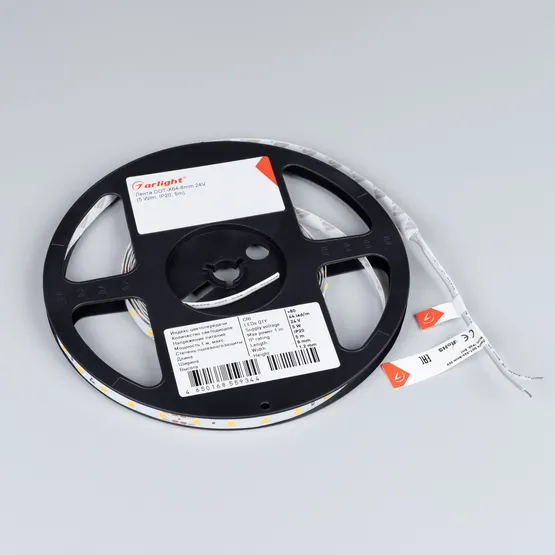 Фото #3 товара Светодиодная лента DOT-X64-8mm 24V Day4000 (5 W/m, IP20, 5m) (Arlight, Открытый)