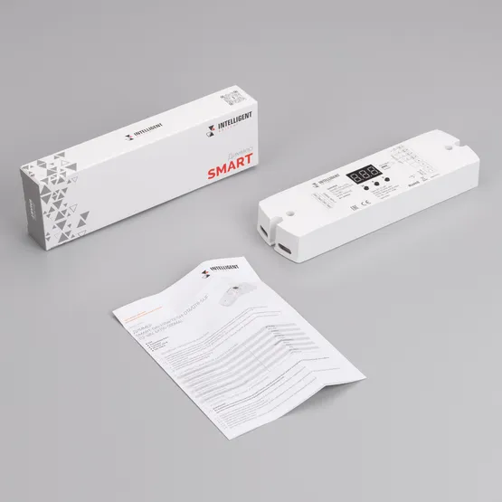 Фото #3 товара INTELLIGENT ARLIGHT Диммер SMART-DALI-204-72-SH-DT6/DT8-SUF (12-48V, 4x150-500mA) (IARL, IP20 Пластик, 5 лет)