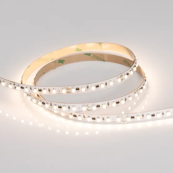 Фото #4 товара Светодиодная лента RT-10000 24V Warm3000 2x (3528, 120 LED/m, 10m) (Arlight, 9.6 Вт/м, IP20)