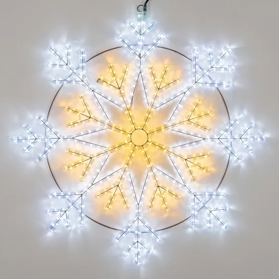 Фото #4 товара Фигура светодиодная ARD-SNOWFLAKE-M12-900x900-576LED White/Warm (230V, 36W) (Ardecoled, IP65, 1 год)
