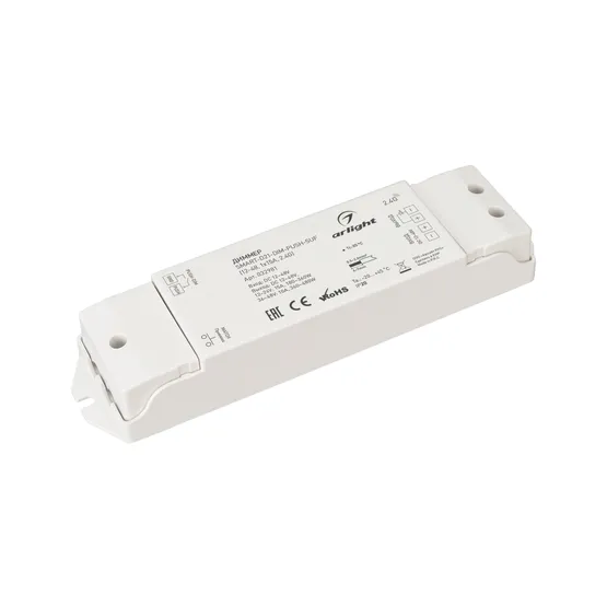 Фото товара Диммер SMART-D21-DIM-PUSH-SUF (12-48, 1x15A, 2.4G) (Arlight, IP20 Пластик, 5 лет)