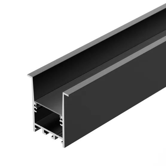 Фото #3 товара Профиль SL-COMFORT-4551-F-2000 ANOD BLACK (Arlight, Алюминий)