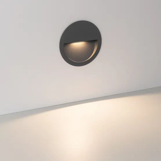 Фото #3 товара Светильник LTD-TRAIL-R115-4W Warm3000 (GR, 65 deg, 230V) (Arlight, IP65 Металл, 3 года)
