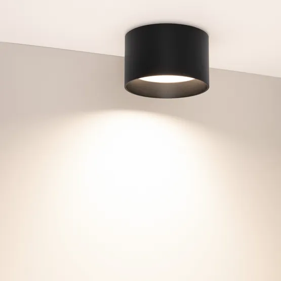 Фото #2 товара Светильник SP-BISCOTTO-R140-15W Warm3300-MIX (BK, 80 deg, 230V) (Arlight, IP54 Металл, 5 лет)