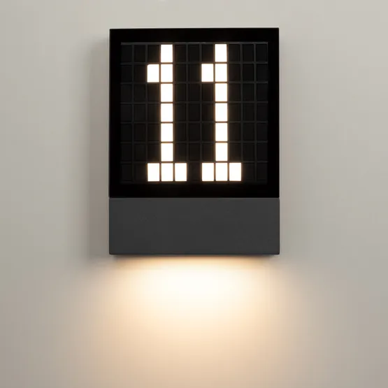 Фото #5 товара Светильник LGD-SIGN-WALL-S150x200-3W Warm3000 (GR, 148 deg, 230V) (Arlight, IP54 Металл, 3 года)