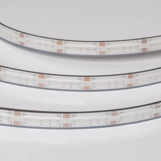Фото #5 товара Светодиодная лента герметичная CSP-PFS-X540-12mm 24V RGB (15 W/m, IP68, TWP100, 5m) (Arlight, -)