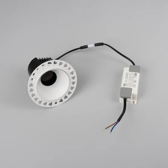 Фото #2 товара Светильник MS-ARADO-TRIMLESS-R75-12W Warm3000 (WH-WH, 55 deg, 230V) (Arlight, IP20 Металл, 5 лет)
