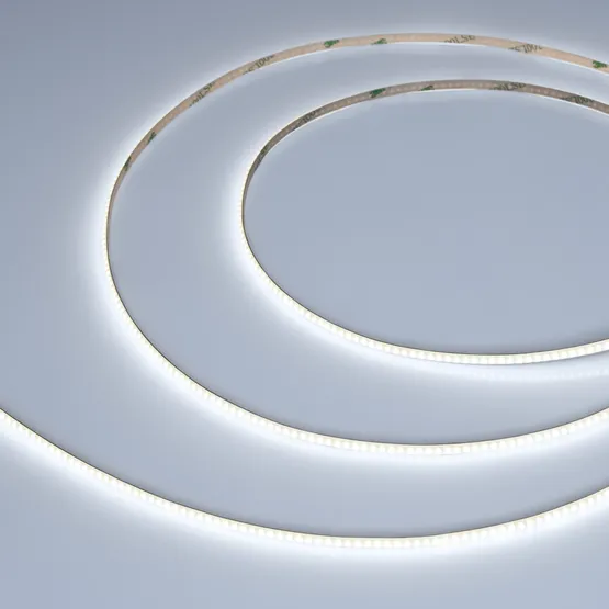 Фото #4 товара Светодиодная лента COB-X600-5mm 24V White-CDW (7.5 W/m, IP20, 5m) (Arlight, -)
