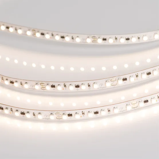 Фото #5 товара Светодиодная лента RT-10000 24V Warm3000 2x (3528, 120 LED/m, 10m) (Arlight, 9.6 Вт/м, IP20)