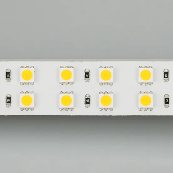 Фото #2 товара Светодиодная лента RT 2-5000 24V Warm2700 2x2 (5060, 720 LED, LUX) (Arlight, 34.4 Вт/м, IP20)