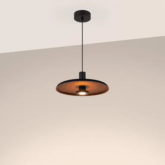Фото #3 товара Светильник SP-KOTARO-R350-12W Warm3000 (BK-CF, 36 deg, 230V, TRIAC) (Arlight, IP20 Фетр, 3 года)