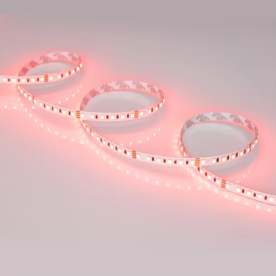Фото #4 товара Светодиодная лента RT 2-5000 24V RGB 8mm (3838, 120 LED/m, LUX) (Arlight, 11 Вт/м, IP20)