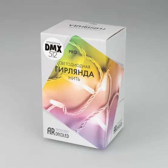 Фото #10 товара Светодиодная гирлянда ARD-STRING-PRO-10000-WHITE-100LED-LIVE RGB-DMX (24V, 10W) (Ardecoled, IP65, 2 года)