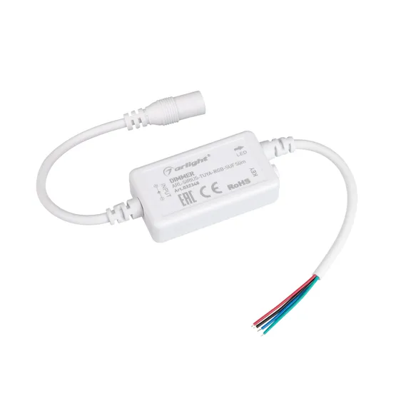 Фото #1 товара Диммер ARL-SIRIUS-TUYA-RGB-SUF Slim (12-24V, 3x2A, 2.4G) (Arlight, Контроллер)