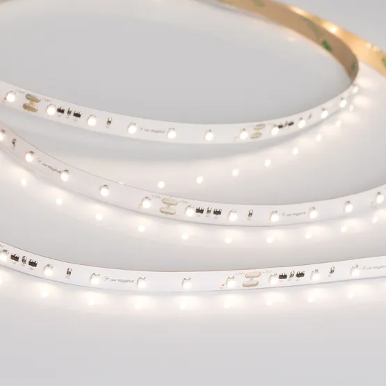 Фото #3 товара Светодиодная лента IC-A60-10mm 24V Warm3000 (4.8 W/m, IP20, 3528, 20m) (Arlight, стабилизированная)
