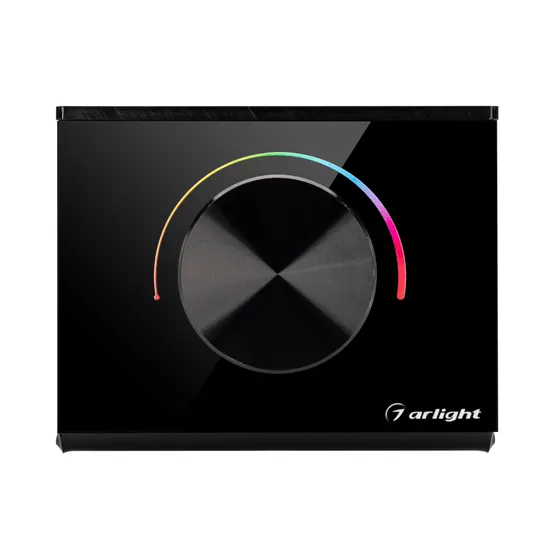 Фото #3 товара Панель Rotary SMART-P100-RGB Black (3V, 2.4G) (Arlight, IP20 Пластик, 5 лет)