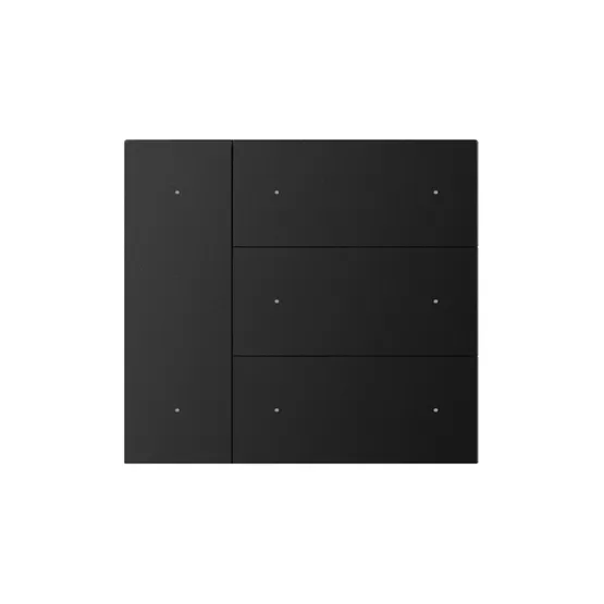 Фото #2 товара INTELLIGENT ARLIGHT Накладка панели KNX-23-4G-SUF Black (Backlight) (IARL, IP20 Металл, 2 года)