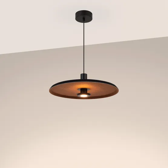 Фото #5 товара Светильник SP-KOTARO-R450-12W Warm3000 (BK-CF, 36 deg, 230V, TRIAC) (Arlight, IP20 Фетр, 3 года)