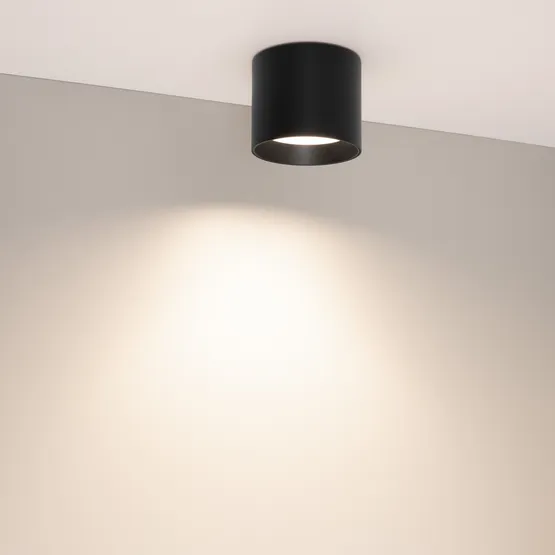 Фото #5 товара Светильник SP-BISCOTTO-R90-8W Warm3300-MIX (BK, 80 deg, 230V) (Arlight, IP54 Металл, 5 лет)