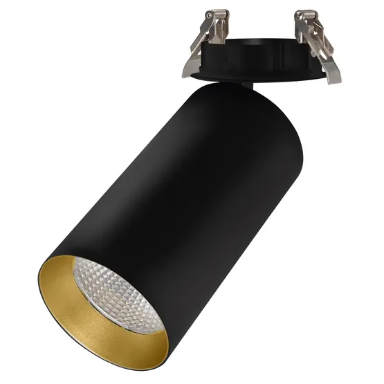 Фото #1 товара Светильник SP-POLO-BUILT-R95-25W Warm3000 (BK-GD, 40 deg) (Arlight, IP20 Металл, 3 года)