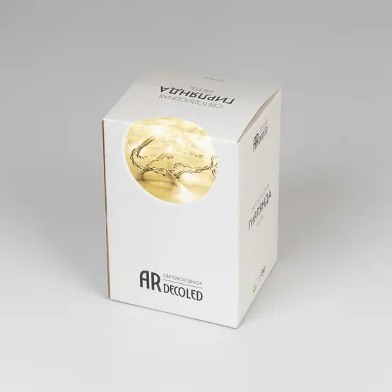 Фото #6 товара Светодиодная гирлянда ARD-STRING-HOME-5000-CLEAR-50LED-FLASH WHITE (230V, 3.5W) (Ardecoled, IP65, 1 год)