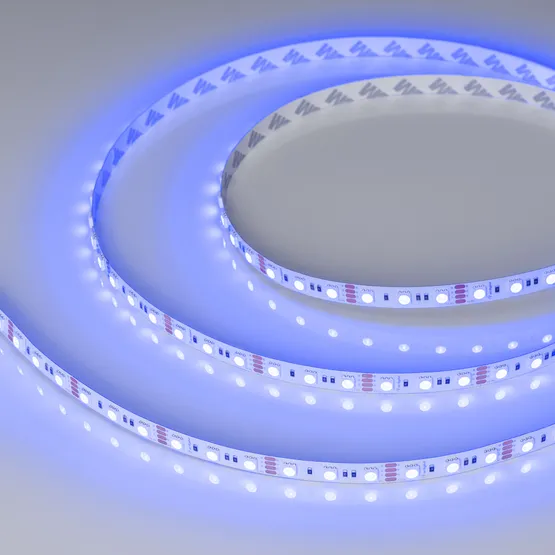 Фото #5 товара Светодиодная лента RT-B72-10mm 12V RGB (15 W/m, IP20, 5060, 5m) (Arlight, 15 Вт/м, IP20)