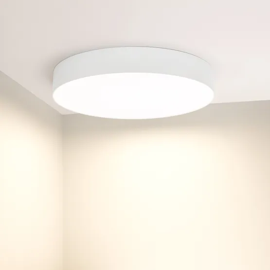 Фото #3 товара Светильник SP-RONDO-R400-40W Warm3000 (WH, 120 deg, 230V) (Arlight, IP40 Металл, 3 года)