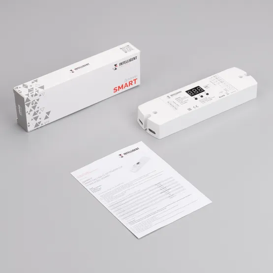 Фото #2 товара INTELLIGENT ARLIGHT Диммер SMART-DALI-204-72-SH-DT6/DT8-SUF (12-48V, 4x350-1200mA) (IARL, IP20 Пластик, 5 лет)