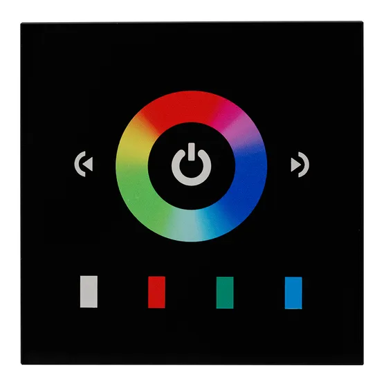 Фото #2 товара Панель Sens LN-08E2 Black (RGB,12-24V,144-288W) (Arlight, -)