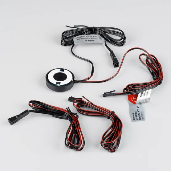 Фото #4 товара Диммер SR-PRIME-MIRROR-R35-BK (12-24V, 48-96W, PROXIMITY SENSOR) (Arlight, IP20 Пластик, 2 года)
