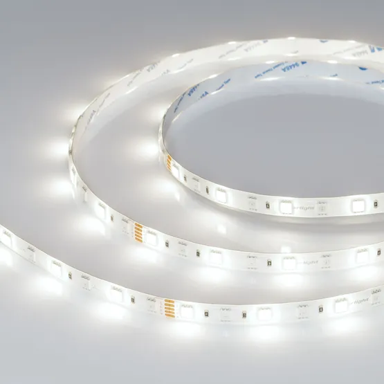 Фото #6 товара Светодиодная лента RTW-SE-B60-10mm 24V RGBW-White (14.4 W/m, IP65, 5060, 5m) (Arlight, Открытый)