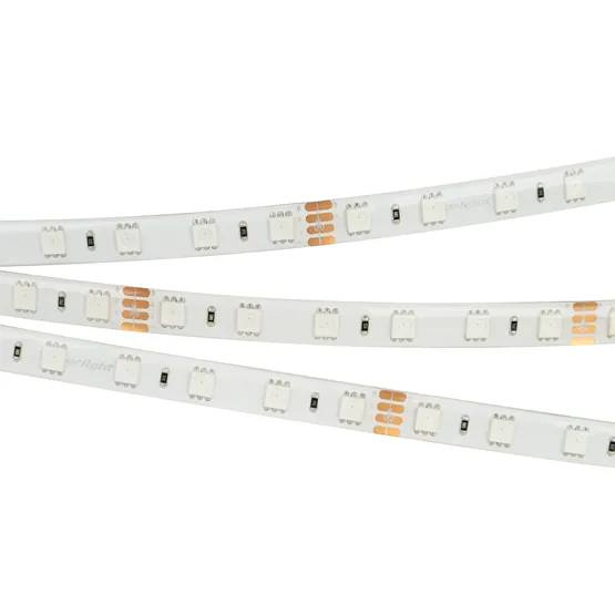 Фото #6 товара Светодиодная лента герметичная RTW-SE-B60-10mm 24V RGB (14.4 W/m, IP65, 5060, 5m) (Arlight, -)