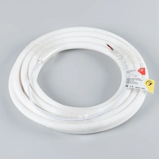 Фото #3 товара Светодиодная лента герметичная MOONLIGHT-TOP-M560-D13mm 24V Warm2700 360deg (8.6 W/m, IP65, 5m, wire x1) (Arlight, Вывод прямой, 3 года)
