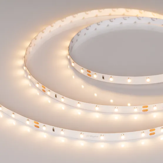 Фото #3 товара Светодиодная лента RT 2-5000 24V Warm2700 (3528, 300 LED, LUX) (Arlight, 4.8 Вт/м, IP20)