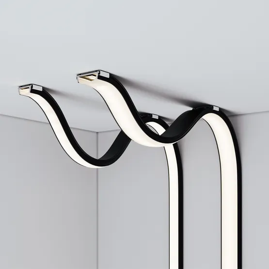 Фото #5 товара Профиль ARH-BENT-W18-2000 ANOD BLACK (Arlight, Алюминий)