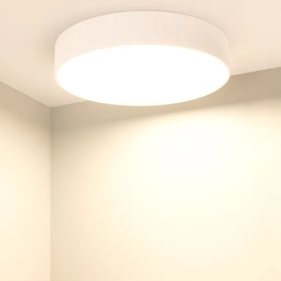 Фото #2 товара Светильник SP-RONDO-R350-30W Warm3000 (WH, 120 deg, 230V) (Arlight, IP40 Металл, 3 года)