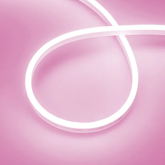 Фото #1 товара Светодиодная лента герметичная AURORA-PS-A120-12x6mm 24V Pink (10 W/m, IP65, 2835, 5m) (Arlight, Силикон, 2 года)
