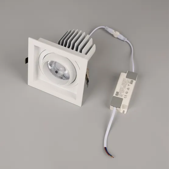 Фото #4 товара Светильник MS-VORTEX-BUILT-S140x140-30W Warm3000 (WH-WH, 30 deg, 230V) (Arlight, IP20 Металл, 5 лет)