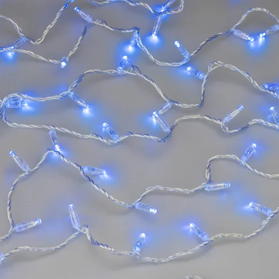 Фото #2 товара Светодиодная гирлянда ARD-STRING-CLASSIC-10000-CLEAR-100LED-STD BLUE (230V, 7W) (Ardecoled, IP65, 1 год)
