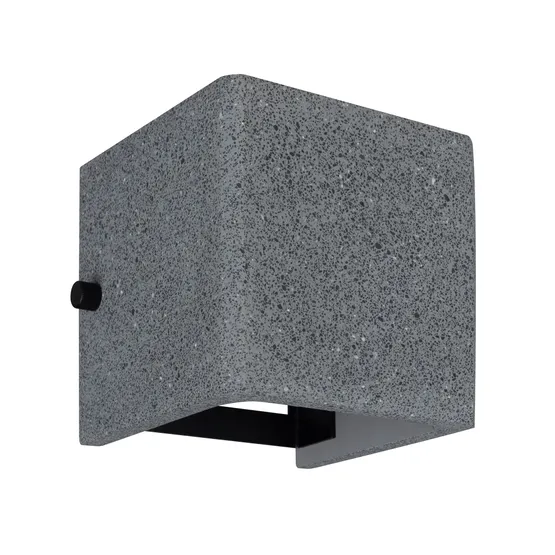 Фото #1 товара Светильник LGD-PERAN-WALL-S120x120-6W Warm3000 (BK, 0-80 deg, 230V) (Arlight, IP65 Бетон, 3 года)