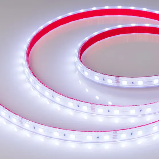 Фото #2 товара Светодиодная лента герметичная RTW-PS-B60-12mm 24V RGB (14.4 W/m, IP67, 5060, 5m) (Arlight, 14.4 Вт/м, IP67)