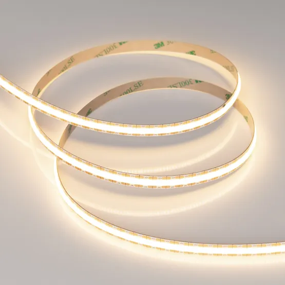 Фото #4 товара Светодиодная лента COB-X528-8mm 12V Warm3000 (11 W/m, IP20, CSP, 5m) (Arlight, -)